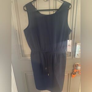 Calvin Klein Navy Midi Dress